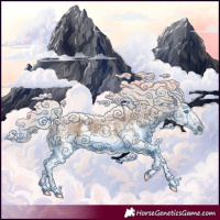 Horse Color:Chocolate Palomino Sabino Splash 