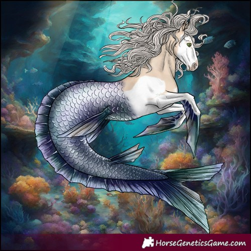 Horse Color:Silver Classic Champagne Dun Splash Frame 