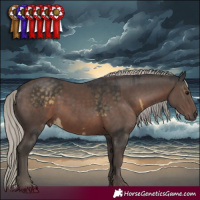 Horse Color:Silver Smoky Black Mushroom and Silver Black Mushroom
