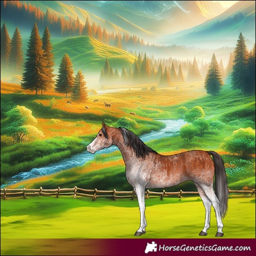 Horse Color:White Spotted Bay Splash  and White Spotted Bay Splash 