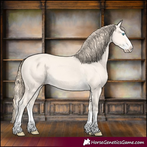 Horse Color:Perlino Dun Splash
