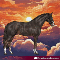 Horse Color:Liver Chestnut  and Liver Chestnut 