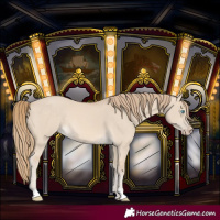 Horse Color:Perlino Dun 