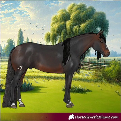 Horse Color:Brown 