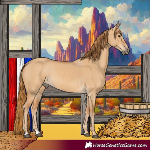 Horse Color:Red Dun 
