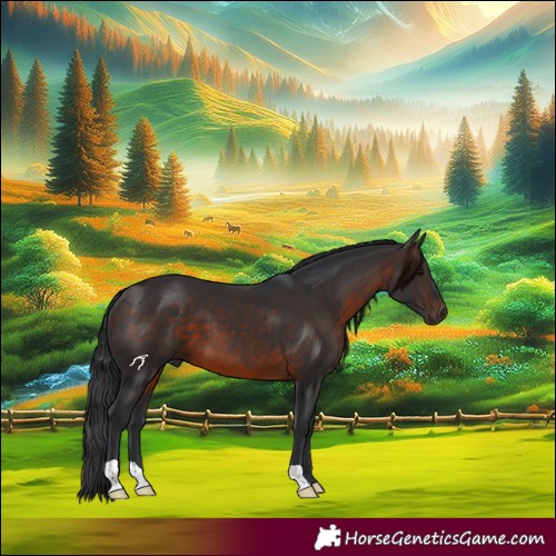 Horse Color:Brown 
