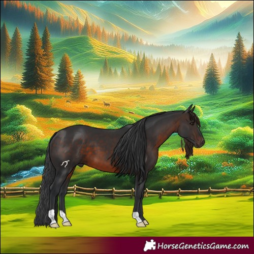 Horse Color:Brown 