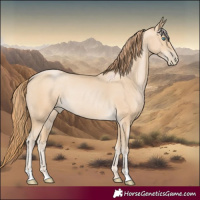 Horse Color:Smoky Black Pearl Rabicano 