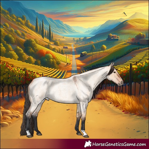 Horse Color:Bay Roan Dun 