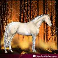 Horse Color:Silver Sable Cream Champagne Pearl Tobiano Rabicano 