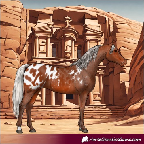 Horse Color:Silver Bay Appaloosa 