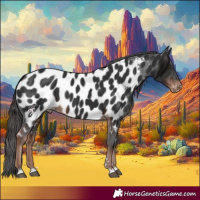 Horse Color:Liver Chestnut Near Leopard 