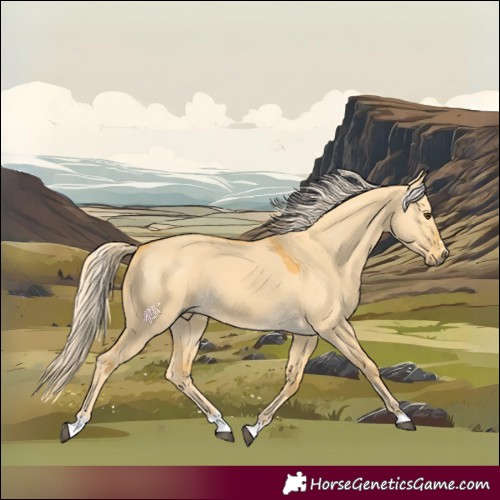 Horse Color:Palomino Dun 