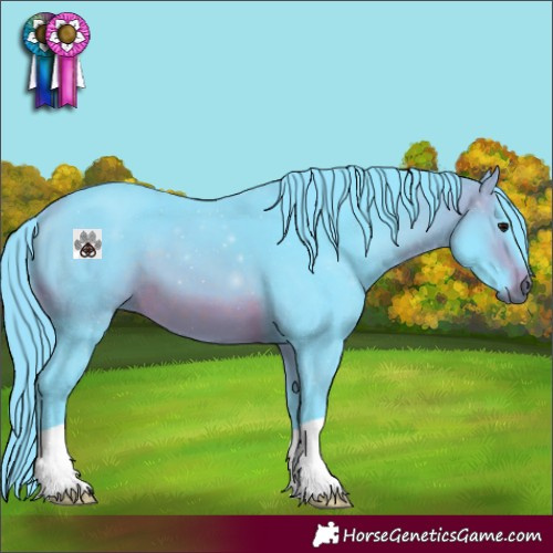 Horse Color:Watercolor Chocolate Brown 
