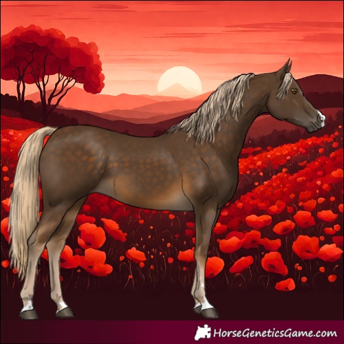 Horse Color:Chocolate Palomino 
