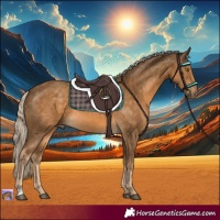 Horse Color:Chocolate Palomino 