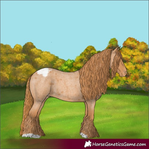 Horse Color:Red Roan Varnish 