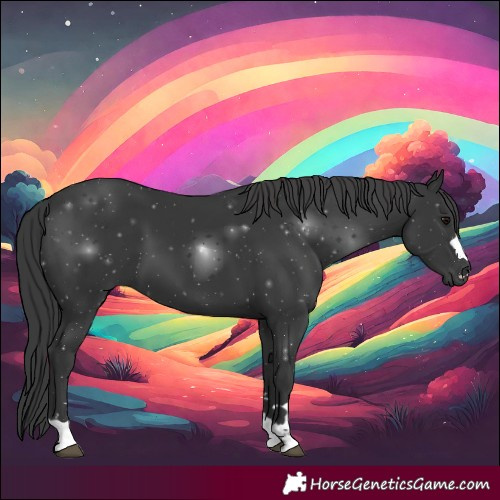Horse Color:Black 