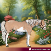 Horse Color:Silver Bay Dun Sabino Tobiano Frame Rabicano 