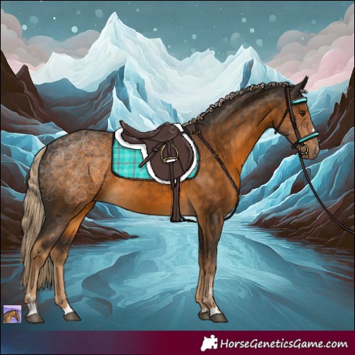 Horse Color:Chocolate Palomino 