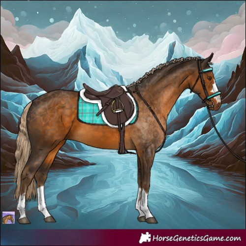 Horse Color:Chocolate Palomino 