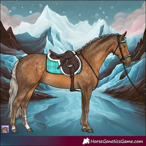 Horse Color:Chocolate Palomino 