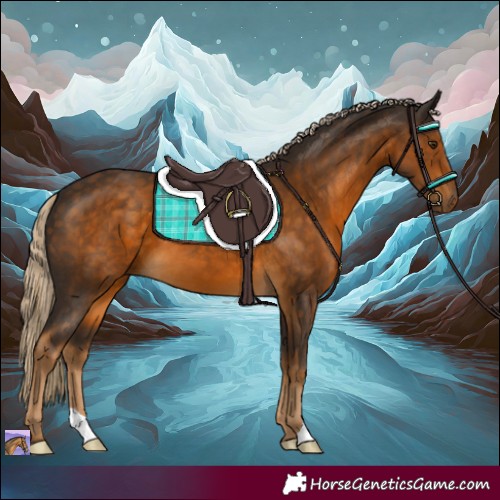 Horse Color:Chocolate Palomino 