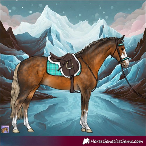 Horse Color:Chocolate Palomino 