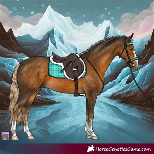 Horse Color:Chocolate Palomino 