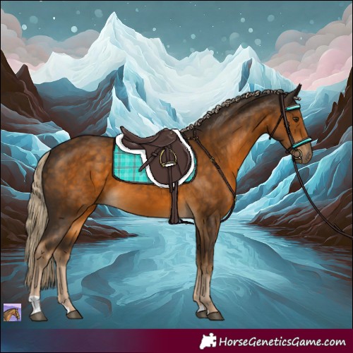 Horse Color:Chocolate Palomino 