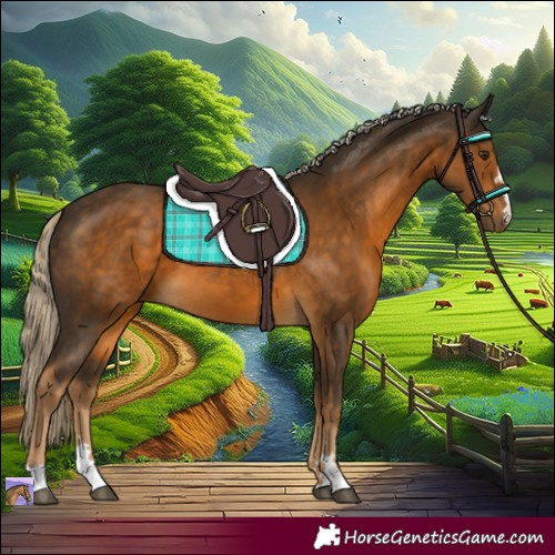 Horse Color:Chocolate Palomino 