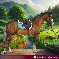 Horse Color:Chocolate Palomino 