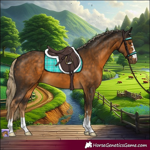 Horse Color:Chocolate Palomino 