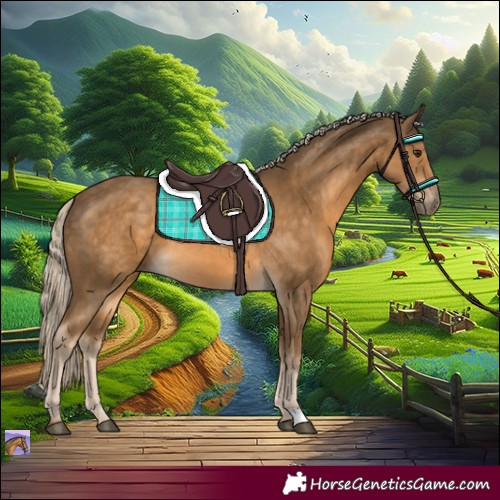 Horse Color:Chocolate Palomino 