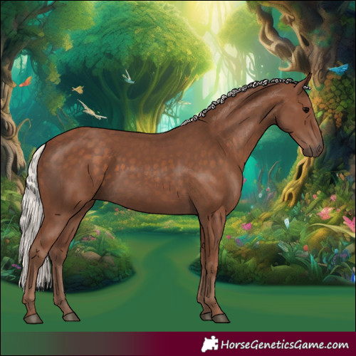 Horse Color:Silver Black 