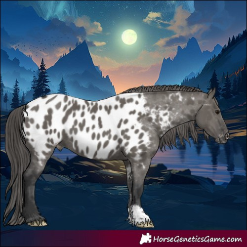 Horse Color:Grullo Near Leopard 