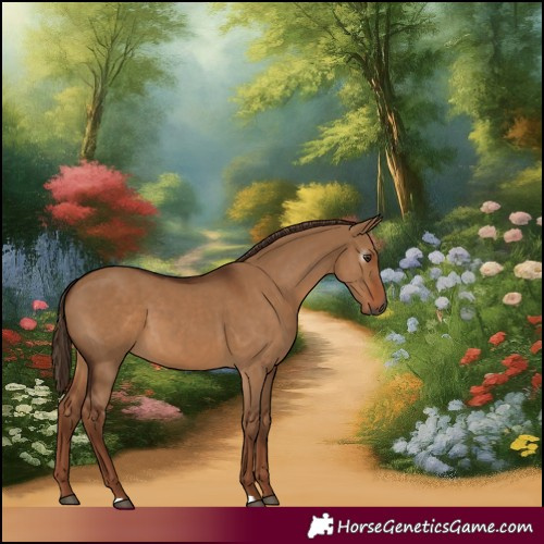 Horse Color:Gray Red Dun 