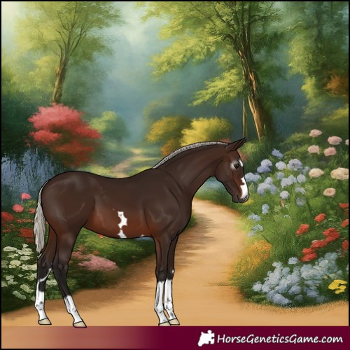 Horse Color:Gray Silver Bay 