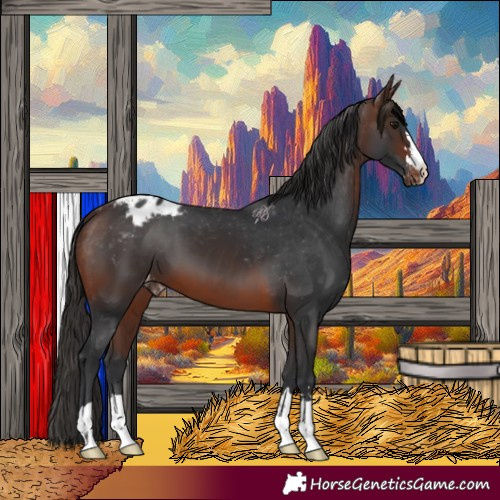 Horse Color:Brown Varnish 