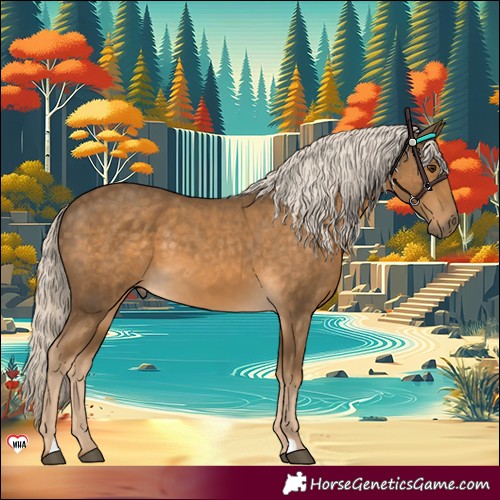 Horse Color:Chocolate Palomino 
