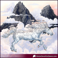 Horse Color:Amber Cream Champagne Ice Dun Tobiano Near Leopard 