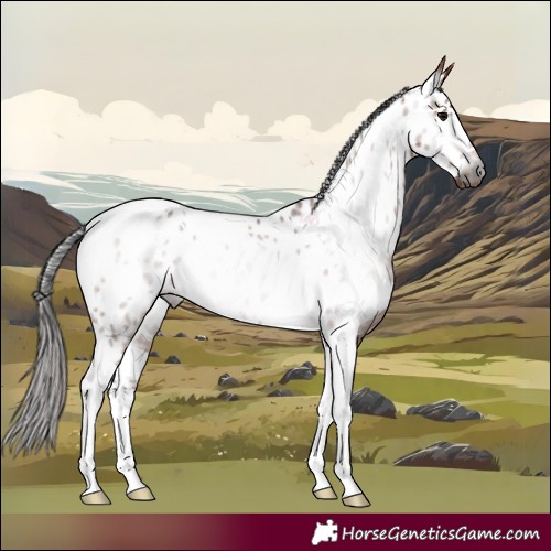 Horse Color:Gray White Spotted Bay Tobiano Appaloosa 