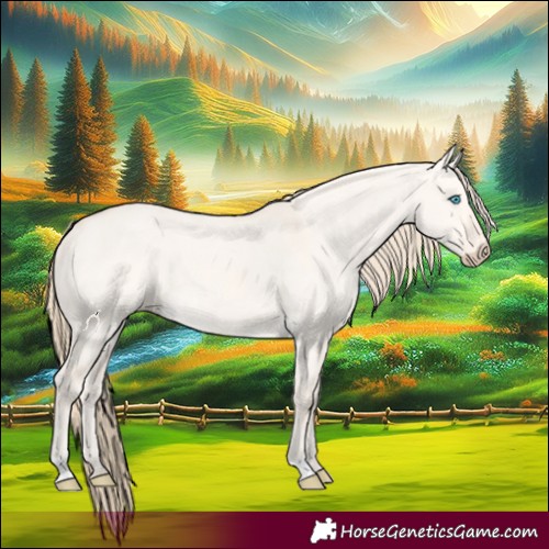 Horse Color:Perlino Dun 