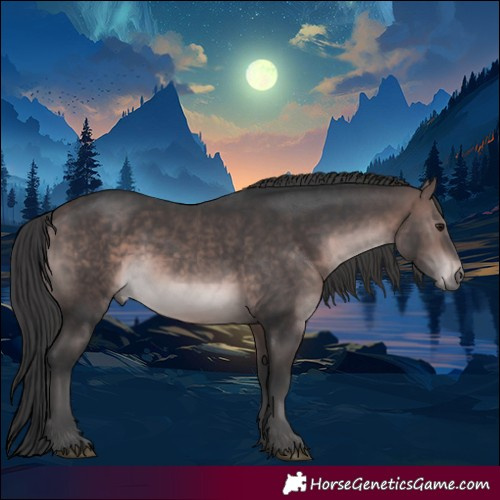 Horse Color:Platinum Brown 