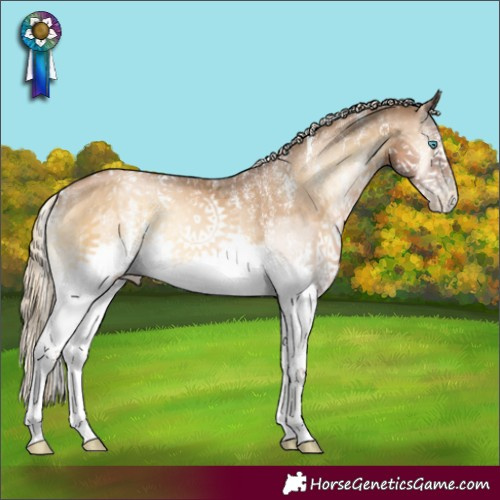 Horse Color:Powder White Chocolate Palomino Pearl Onyx Mushroom Sabino Splash 