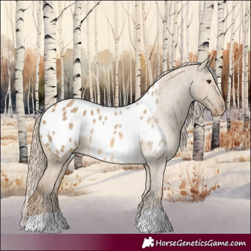 Horse Color:Chocolate Palomino Dun Appaloosa 