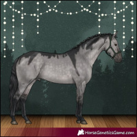 Horse Color:Platinum Brown Dun 