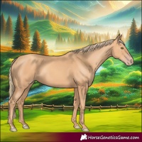 Horse Color:Gold Champagne 
