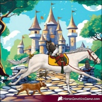 Horse Color:Silver Sable Cream Champagne Pearl 
