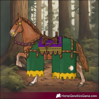 Horse Color:Chestnut Rabicano 